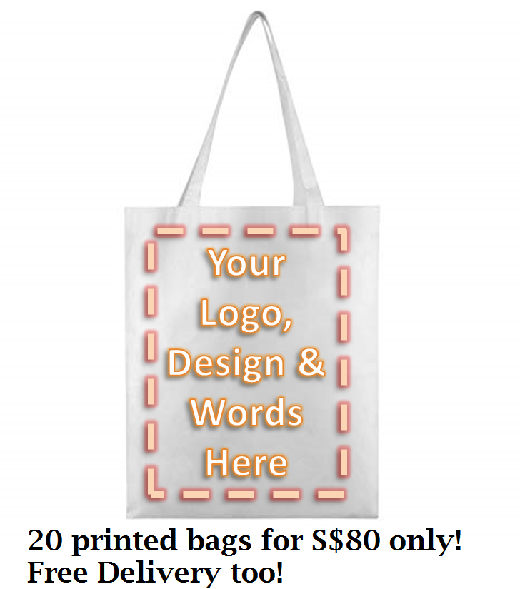 Singapore Cheap Fast Silkscreen Non-Woven Tote Bag Printing (A4 size) | GE Digital Imaging