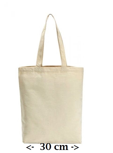 Plain Canvas Tote Bags (10qty, 30x35cm, no zip) | GE Digital Imaging