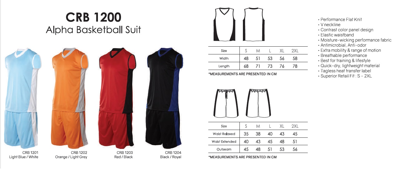 Crossrunner Basketball Suit Set Printing