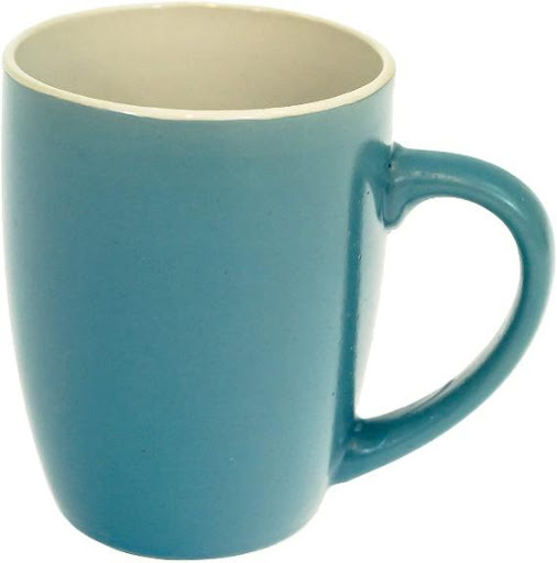 A ceramic coffee mug