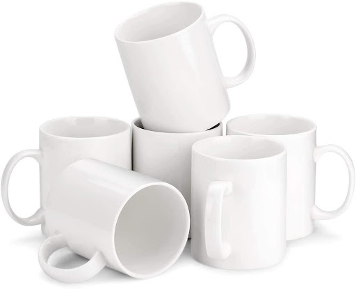 White mugs